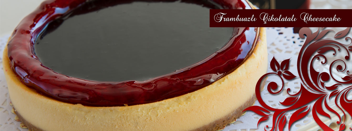 Frambuazlı Çikolatalı Cheesecake